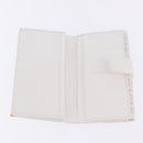 Christian Dior Trotter Canvas Long Wallet Beige Silver Auth 201131V-8