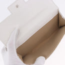 Christian Dior Trotter Canvas Long Wallet Beige Silver Auth 201131V-10