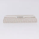 Christian Dior Trotter Canvas Long Wallet Beige Silver Auth 201131V-6