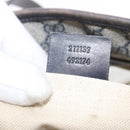GUCCI GG Supreme Tote Bag PVC Navy Silver 211137 Auth 201133-31