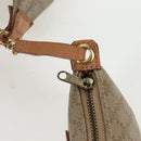 CELINE Macadam Canvas Hand Bag PVC Beige Gold Auth 201135V-13