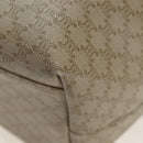 CELINE Macadam Canvas Hand Bag PVC Beige Gold Auth 201135V-20