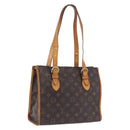 LOUIS VUITTON Monogram Popincourt Haut Tote Bag M40007 LV Auth 201136-1
