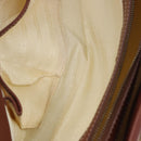 CELINE Hand Bag Canvas Beige Gold Tone Auth 201139A-11