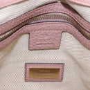 GUCCI Soho Hand Bag Leather Pink Gold Tone 308362 Auth 201141A-18