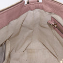 GUCCI Soho Hand Bag Leather Pink Gold Tone 308362 Auth 201141A-21
