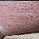GUCCI Soho Hand Bag Leather Pink Gold Tone 308362 Auth 201141A-24