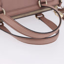 GUCCI Soho Hand Bag Leather Pink Gold Tone 308362 Auth 201141A-7