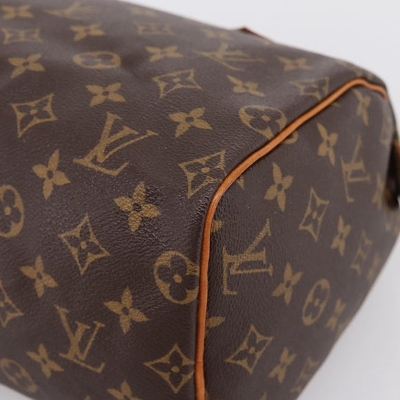 LOUIS VUITTON Monogram Speedy 25 Hand Bag M41528 LV Auth 201143SAV