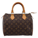 LOUIS VUITTON Monogram Speedy 25 Hand Bag M41528 LV Auth 201143SAV-13