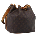 LOUIS VUITTON Monogram Petit Noe Shoulder Bag M42226 LV Auth 201144A-1