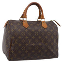 LOUIS VUITTON Monogram Speedy 30 Hand Bag M41526 LV Auth 201146-1