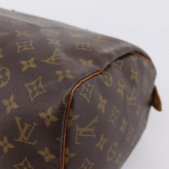 LOUIS VUITTON Monogram Speedy 30 Hand Bag M41526 LV Auth 201146