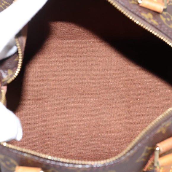 LOUIS VUITTON Monogram Speedy 30 Hand Bag M41526 LV Auth 201146