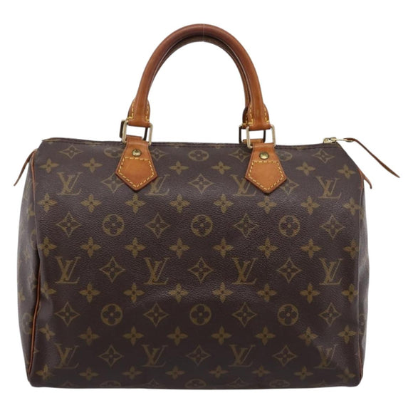 LOUIS VUITTON Monogram Speedy 30 Hand Bag M41526 LV Auth 201146