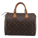 LOUIS VUITTON Monogram Speedy 30 Hand Bag M41526 LV Auth 201146-2