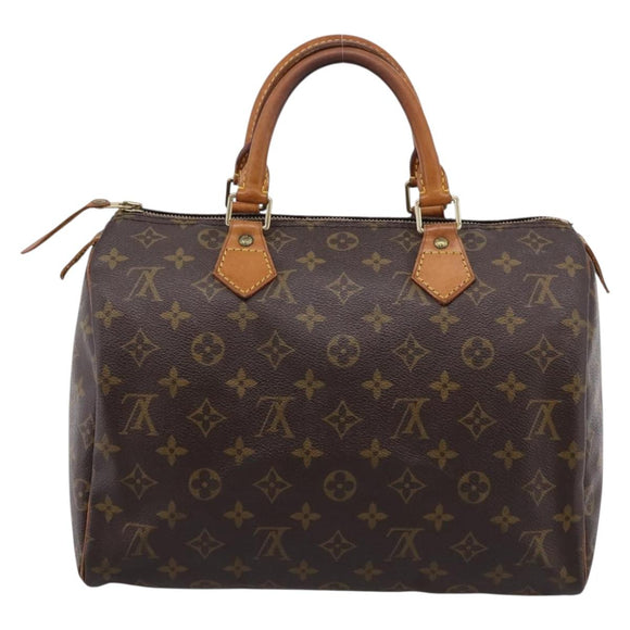 LOUIS VUITTON Monogram Speedy 30 Hand Bag M41526 LV Auth 201146
