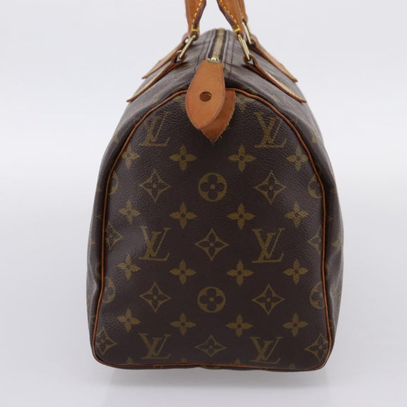 LOUIS VUITTON Monogram Speedy 30 Hand Bag M41526 LV Auth 201146