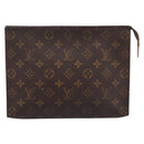 LOUIS VUITTON Monogram Poche Toilette 26 Pouch M47542 LV Auth 201148-13