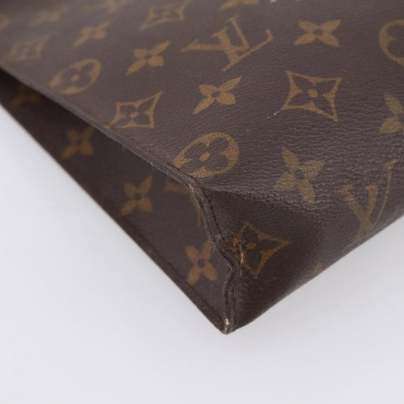LOUIS VUITTON Monogram Poche Toilette 26 Pouch M47542 LV Auth 201148