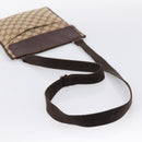 GUCCI GG Canvas Shoulder Bag Beige Silver 27639 Auth 201150-7