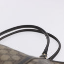 GUCCI GG Supreme Tote Bag PVC Beige Gold Tone 197953 Auth 201153-11