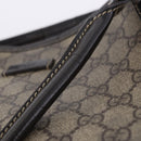 GUCCI GG Supreme Tote Bag PVC Beige Gold Tone 197953 Auth 201153-13