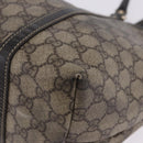 GUCCI GG Supreme Tote Bag PVC Beige Gold Tone 197953 Auth 201153-17
