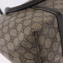GUCCI GG Supreme Tote Bag PVC Beige Gold Tone 197953 Auth 201153-18