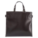 GUCCI Hand Bag Leather Brown Gold Tone 002 2046 0332 Auth 201157-3