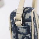 Christian Dior Trotter Hand Bag PVC Leather Blue White Auth 201159-9