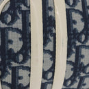 Christian Dior Trotter Hand Bag PVC Leather Blue White Auth 201159-2