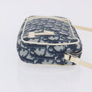 Christian Dior Trotter Hand Bag PVC Leather Blue White Auth 201159-4