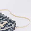 Christian Dior Trotter Hand Bag PVC Leather Blue White Auth 201159-15