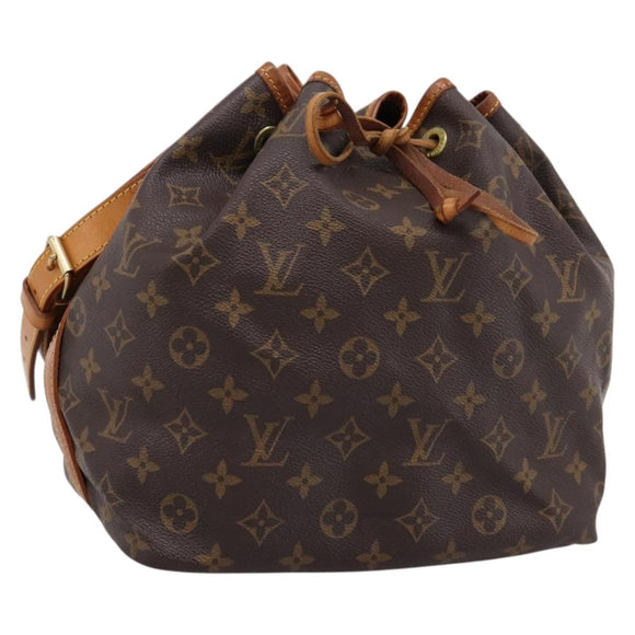 LOUIS VUITTON Monogram Petit Noe Shoulder Bag M42226 LV Auth 201160V