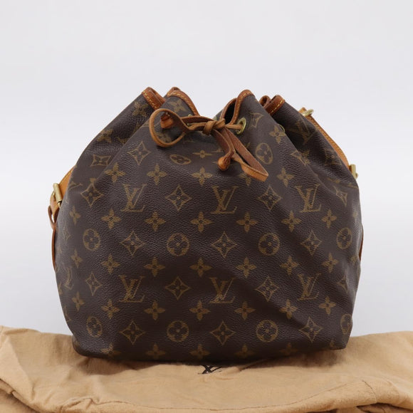 LOUIS VUITTON Monogram Petit Noe Shoulder Bag M42226 LV Auth 201160V