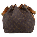 LOUIS VUITTON Monogram Petit Noe Shoulder Bag M42226 LV Auth 201160V-2