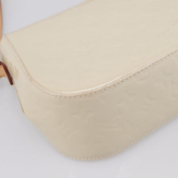 LOUIS VUITTON Monogram Vernis Bell Flower PM Bag Broncorail M91703 Auth 201161A