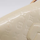 LOUIS VUITTON Monogram Vernis Bell Flower PM Bag Broncorail M91703 Auth 201161A-10