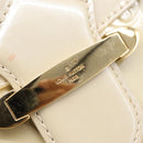 LOUIS VUITTON Monogram Vernis Bell Flower PM Bag Broncorail M91703 Auth 201161A-9