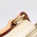 LOUIS VUITTON Monogram Vernis Bell Flower PM Bag Broncorail M91703 Auth 201161A-8