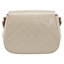 LOUIS VUITTON Monogram Vernis Bell Flower PM Bag Broncorail M91703 Auth 201161A-2