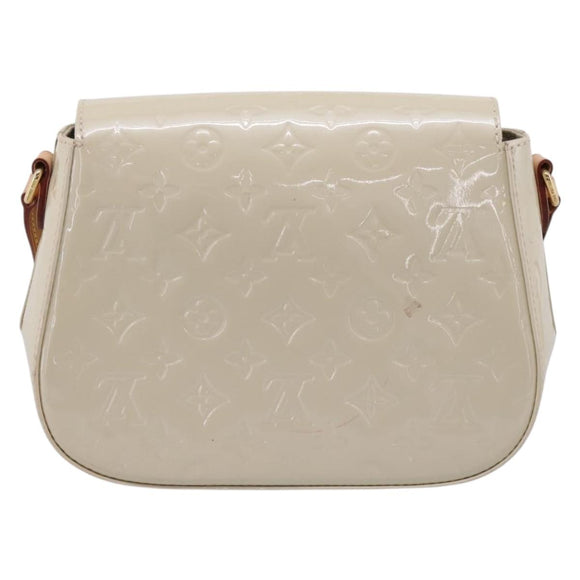 LOUIS VUITTON Monogram Vernis Bell Flower PM Bag Broncorail M91703 Auth 201161A