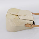 LOUIS VUITTON Monogram Vernis Bell Flower PM Bag Broncorail M91703 Auth 201161A-4