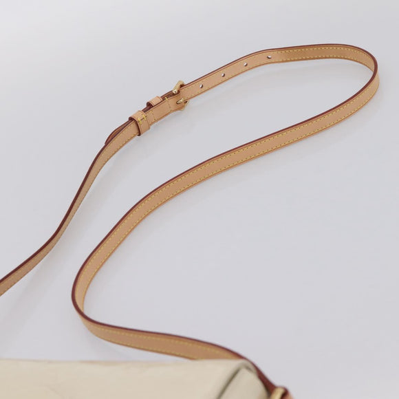 LOUIS VUITTON Monogram Vernis Bell Flower PM Bag Broncorail M91703 Auth 201161A