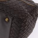 BOTTEGA VENETA INTRECCIATO Hand Bag Leather Brown Gold Tone 169754 Auth 201163V-13