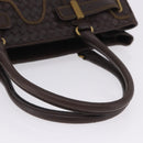 BOTTEGA VENETA INTRECCIATO Hand Bag Leather Brown Gold Tone 169754 Auth 201163V-7