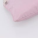 PRADA Shoulder Bag Nylon Pink Silver Auth 201164A-11