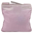 PRADA Shoulder Bag Nylon Pink Silver Auth 201164A-3