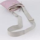 PRADA Shoulder Bag Nylon Pink Silver Auth 201164A-7